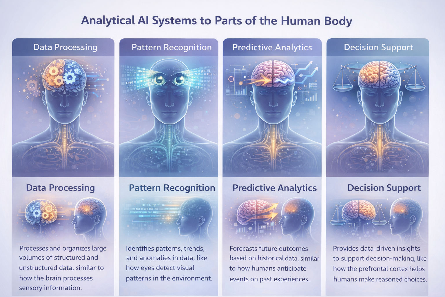 Analytical AI Human Analogy